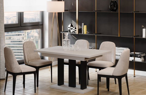 Ausziehbarer Esstisch "Appia" 130-210cm (Kaschmir Beige) von Endo-Möbel bei coso-home