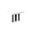 Ausziehbarer Esstisch "Appia" 130-210cm (Weiß Hochglanz) von Endo-Möbel bei coso-home