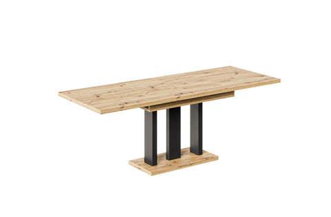 Ausziehbarer Esstisch "Appia" 130-210cm (Eiche Artisan) von Endo-Möbel bei coso-home