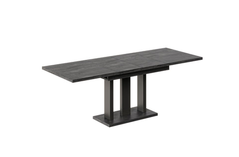 Ausziehbarer Esstisch "Appia" 130-210cm (Beton Dunkel) von Endo-Möbel bei coso-home