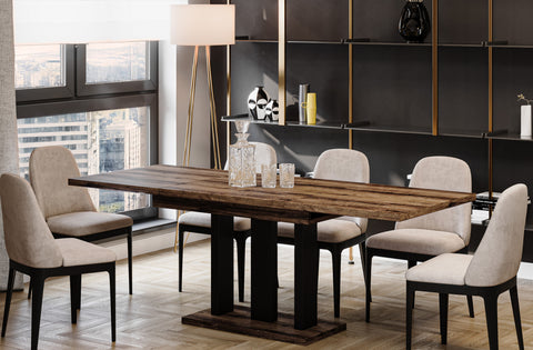 Ausziehbarer Esstisch "Appia" 130-210cm (Eiche Monastery) von Endo-Möbel bei coso-home