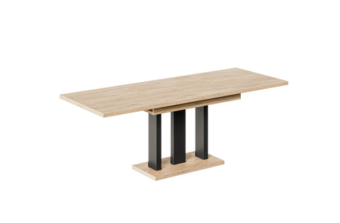 Ausziehbarer Esstisch "Appia" 130-210cm (Eiche Cremona) von Endo-Möbel bei coso-home