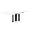 Ausziehbarer Esstisch "Appia" 130-210cm (Weiß Hochglanz) von Endo-Möbel bei coso-home
