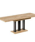 Ausziehbarer Esstisch "Appia" 130-210cm (Eiche Wotan) von Endo-Möbel bei coso-home