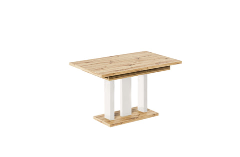 Ausziehbarer Esstisch "Appia Kaschmir" 130-210cm (Eiche Artisan) von Endo-Möbel bei coso-home