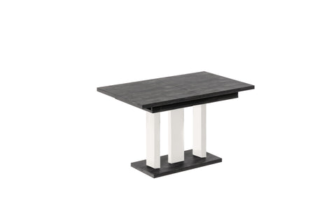 Ausziehbarer Esstisch "Appia Kaschmir" 130-210cm (Beton Dunkel) von Endo-Möbel bei coso-home