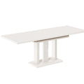 Ausziehbarer Esstisch "Appia Kaschmir" 130-210cm (Kaschmir Beige) von Endo-Möbel bei coso-home
