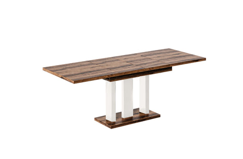 Ausziehbarer Esstisch "Appia Kaschmir" 130-210cm (Eiche Monastery) von Endo-Möbel bei coso-home