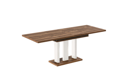 Ausziehbarer Esstisch "Appia Kaschmir" 130-210cm (Eiche Stirling) von Endo-Möbel bei coso-home