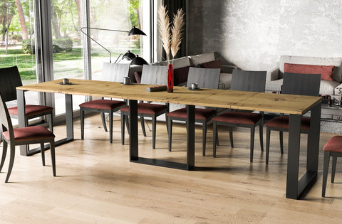 Ausziehbarer Esstisch Borys (Eiche Artisan) von Endo-Möbel bei coso-home