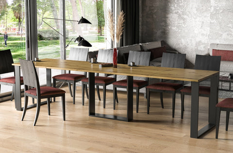 Ausziehbarer Esstisch Borys (Eiche Artisan) von Endo-Möbel bei coso-home