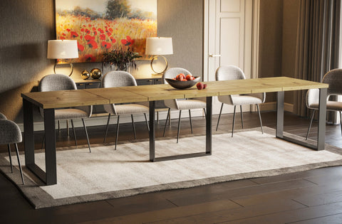 Ausziehbarer Esstisch Borys (Eiche Artisan) von Endo-Möbel bei coso-home