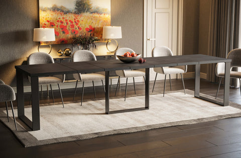 Ausziehbarer Esstisch Borys (Beton Dunkel) von Endo-Möbel bei coso-home