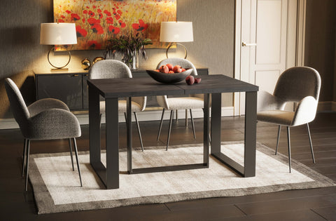 Ausziehbarer Esstisch Borys (Beton Dunkel) von Endo-Möbel bei coso-home