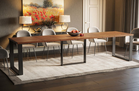 Ausziehbarer Esstisch Borys (Eiche Stirling) von Endo-Möbel bei coso-home