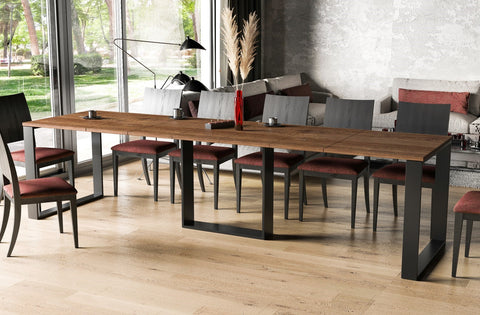 Ausziehbarer Esstisch Borys (Eiche Stirling) von Endo-Möbel bei coso-home