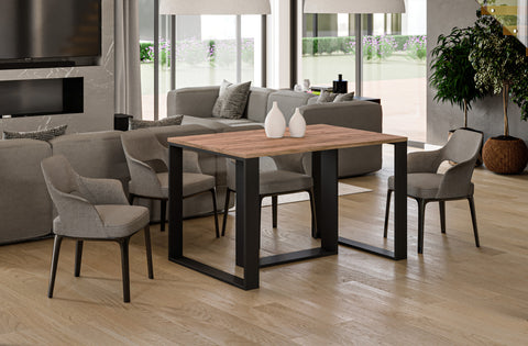 Ausziehbarer Esstisch Borys (Eiche Craft Gold) von Endo-Möbel bei coso-home