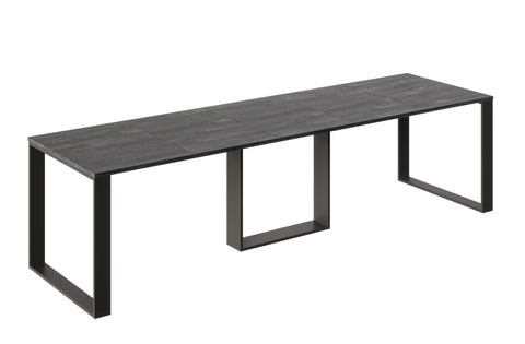 Ausziehbarer Esstisch Borys (Beton Dunkel) von Endo-Möbel bei coso-home