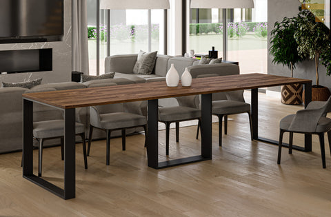 Ausziehbarer Esstisch Borys (Eiche Stirling) von Endo-Möbel bei coso-home