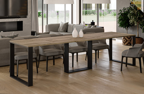 Ausziehbarer Esstisch Borys (Eiche Wotan) von Endo-Möbel bei coso-home