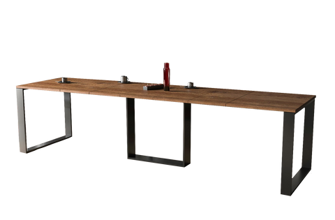 Ausziehbarer Esstisch Borys (Eiche Stirling) von Endo-Möbel bei coso-home