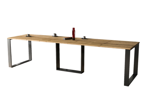 Ausziehbarer Esstisch Borys (Eiche Wotan) von Endo-Möbel bei coso-home