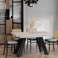 Ausziehbarer Esstisch "Como" 130-210cm (Kaschmir Beige) von Endo-Möbel bei coso-home