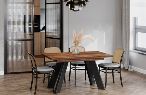 Ausziehbarer Esstisch "Como" 130-210cm (Eiche Stirling) von Endo-Möbel bei coso-home