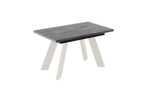Ausziehbarer Esstisch "Como Kaschmir" 130-210cm (Beton Dunkel) von Endo-Möbel bei coso-home