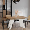 Ausziehbarer Esstisch "Como Kaschmir" 130-210cm (Eiche Craft Gold) von Endo-Möbel bei coso-home