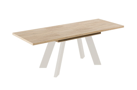 Ausziehbarer Esstisch "Como Kaschmir" 130-210cm (Eiche Cremona) von Endo-Möbel bei coso-home