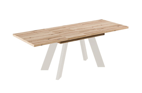Ausziehbarer Esstisch "Como Kaschmir" 130-210cm (Eiche Evoke) von Endo-Möbel bei coso-home