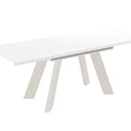 Ausziehbarer Esstisch "Como Kaschmir" 130-210cm (Weiß Hochglanz) von Endo-Möbel bei coso-home