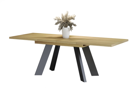 Ausziehbarer Esstisch "Como" 130-210cm (Eiche Natur) von Endo-Möbel bei coso-home