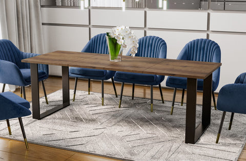 Ausziehbarer Esstisch "Cora" 130-210cm (Eiche Monastery) von Endo-Möbel bei coso-home