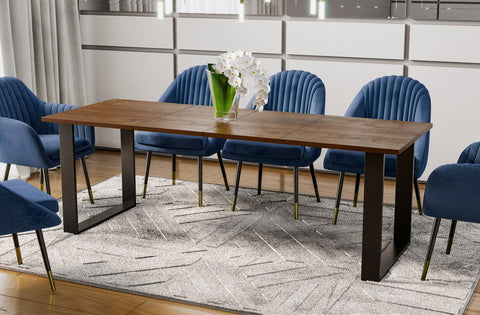 Ausziehbarer Esstisch "Cora" 130-210cm (Eiche Stirling) von Endo-Möbel bei coso-home