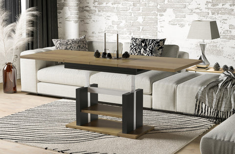 Couchtisch "Dior" 110-170cm (Eiche Natur) von Endo-Möbel bei coso-home