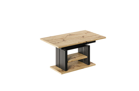 Couchtisch "Dior" 110-170cm (Eiche Artisan) von Endo-Möbel bei coso-home