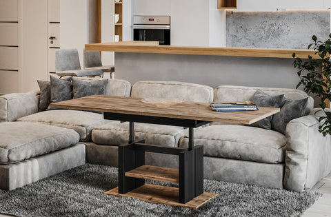 Couchtisch "Dior" 110-170cm (Eiche Craft Gold) von Endo-Möbel bei coso-home