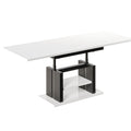 Couchtisch "Dior" 110-170cm (Weiß Hochglanz) von Endo-Möbel bei coso-home