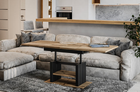 Couchtisch "Dior" 110-170cm (Eiche Wotan) von Endo-Möbel bei coso-home