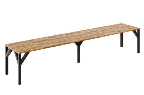 Ausziehbarer Esstisch "Dunaj" 130-295cm (Eiche Craft Gold) von Endo-Möbel bei coso-home