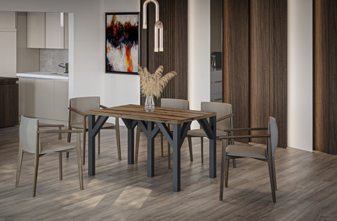 Ausziehbarer Esstisch "Dunaj" 130-295cm (Eiche Monastery) von Endo-Möbel bei coso-home