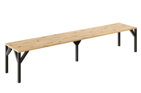 Ausziehbarer Esstisch "Dunaj" 130-240cm (Eiche Artisan) von Endo-Möbel bei coso-home