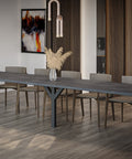 Ausziehbarer Esstisch "Dunaj" 130-350cm (Beton Dunkel) von Endo-Möbel bei coso-home
