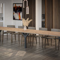 Ausziehbarer Esstisch "Dunaj" 130-350cm (Eiche Craft Gold) von Endo-Möbel bei coso-home