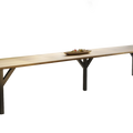 Ausziehbarer Esstisch "Dunaj" 130-405cm (Eiche Natur) von Endo-Möbel bei coso-home