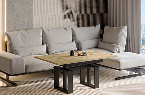 Couchtisch "Empoli" 110-170cm (Eiche Artisan) von Endo-Möbel bei coso-home