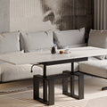 Couchtisch "Empoli" 110-170cm (Weiß Hochglanz) von Endo-Möbel bei coso-home