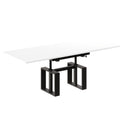 Couchtisch "Empoli" 110-170cm (Weiß Hochglanz) von Endo-Möbel bei coso-home